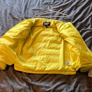LandsEnd lightly worn winter jacket. Yellow